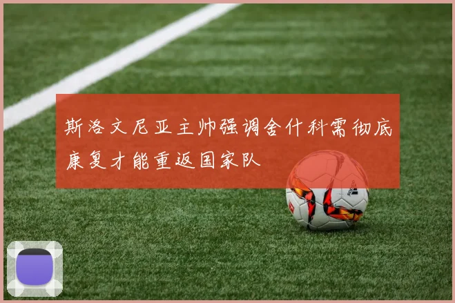 斯洛文尼亚主帅强调舍什科需彻底康复才能重返国家队